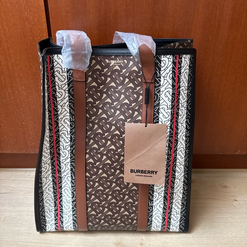 全新 burberry 手提袋 肩背袋 托特包 公事袋-5