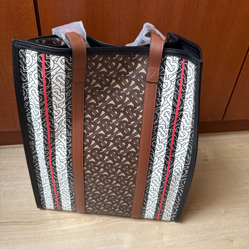 全新 burberry 手提袋 肩背袋 托特包 公事袋-6