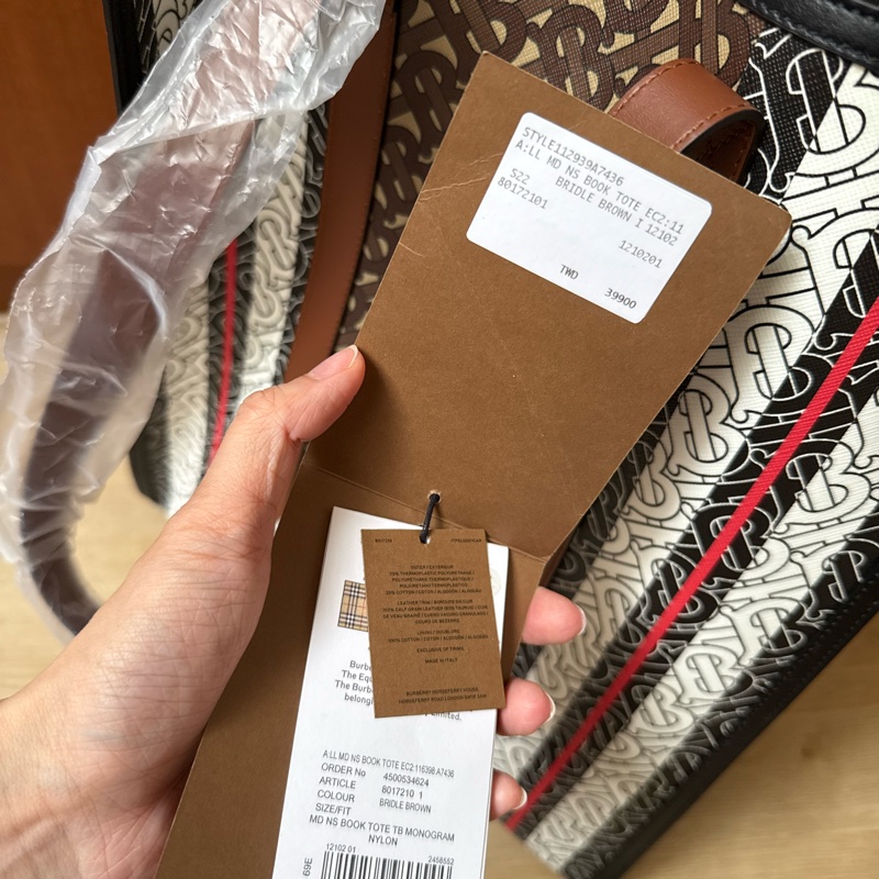 全新 burberry 手提袋 肩背袋 托特包 公事袋-12