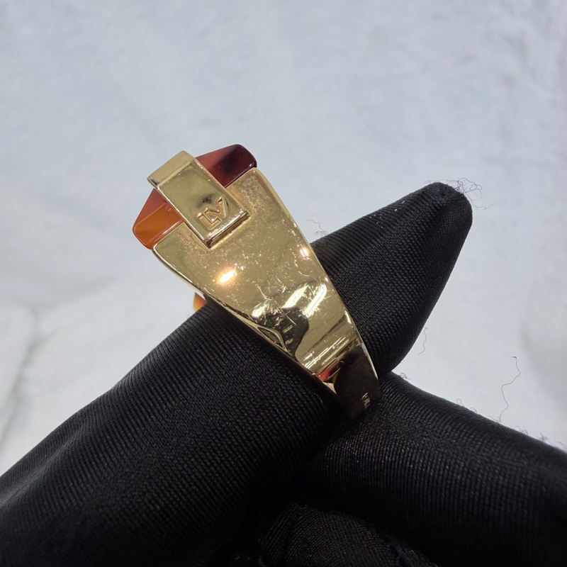 LV Spiky bow 玳瑁領結造型戒指 LN008-13