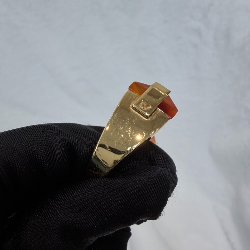 LV Spiky bow 玳瑁領結造型戒指 LN008-14