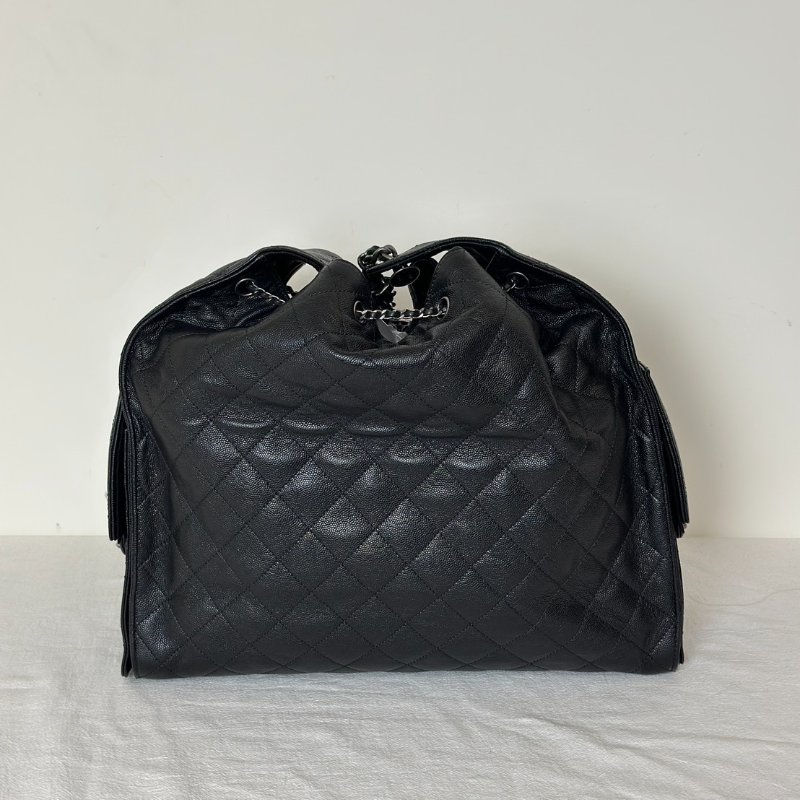 CHANEL 25 Hobo bag - 大號黑銀-2