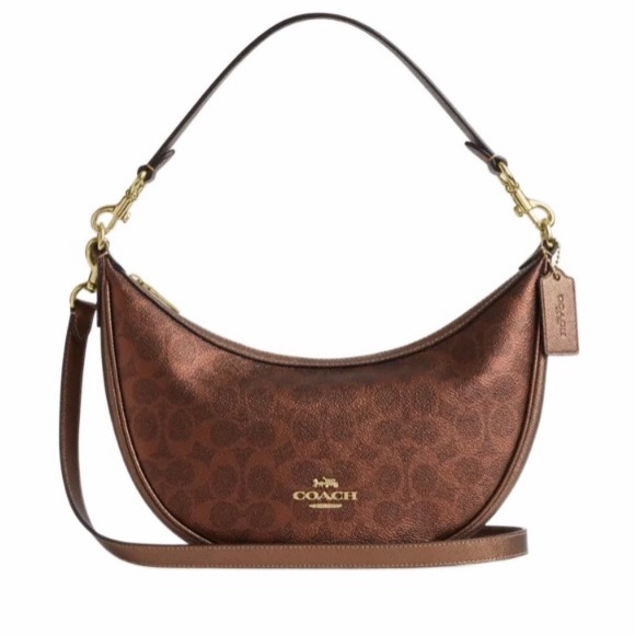 Coach 女士 Aria拉鍊單肩包均碼碼26cm*9cm*11cm-0
