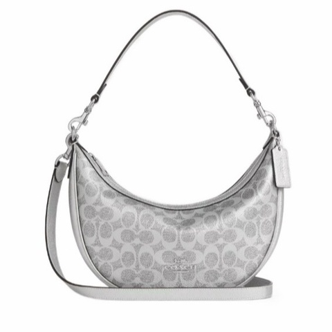 Coach 女士 Aria 標誌性帆布單肩包均碼碼26cm*9cm*11cm