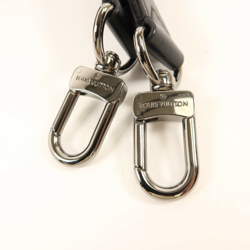 LOUIS VUITTON Monogram Eclipse Keepall Bandouliere 25銀扣手挽肩背兩用袋-8