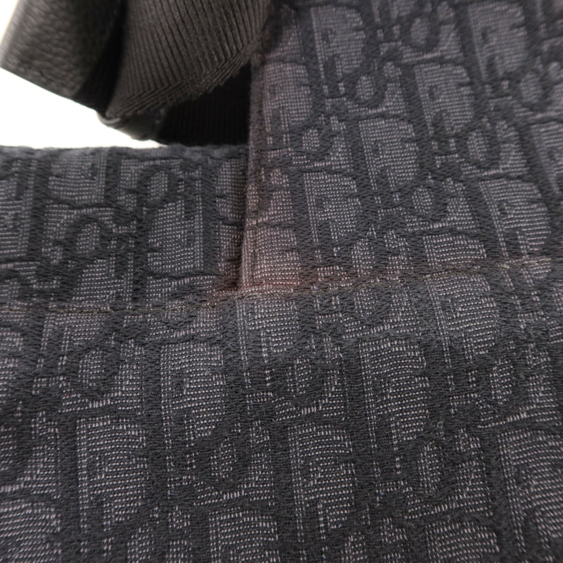 Dior 帆布Saddle Bag銀扣肩背袋-15