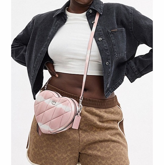 Coach 女士 愛心形狀單肩包均碼碼19cm*5.5cm*16.5cm-5