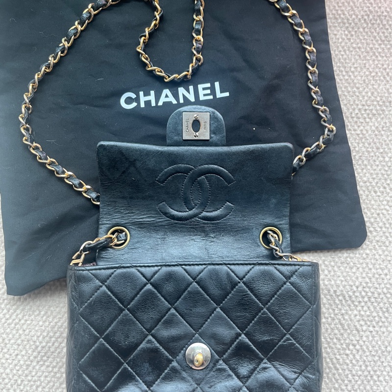 Chanel mini square 香奈兒迷你小方胖-9