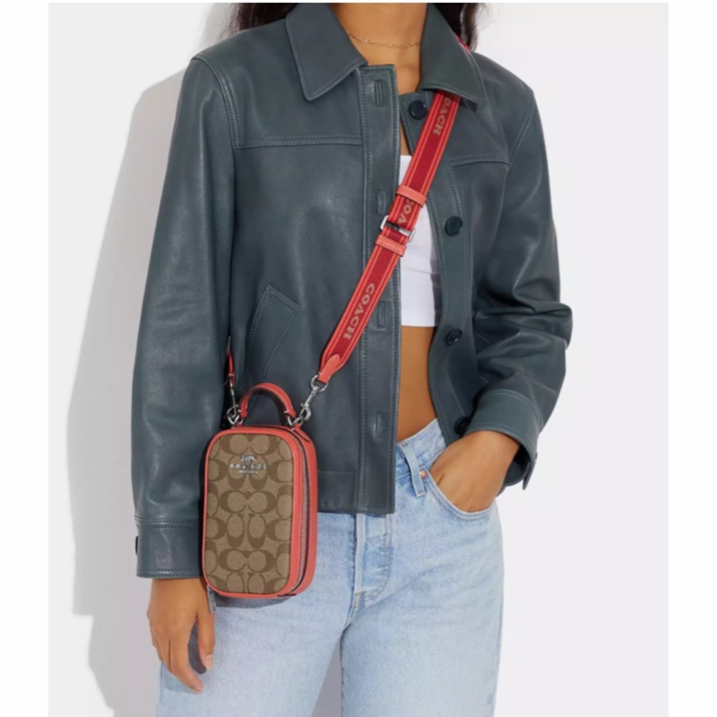 Coach 女士 Eva 手機包均碼碼11.4cm*5.7cm*18cm-3