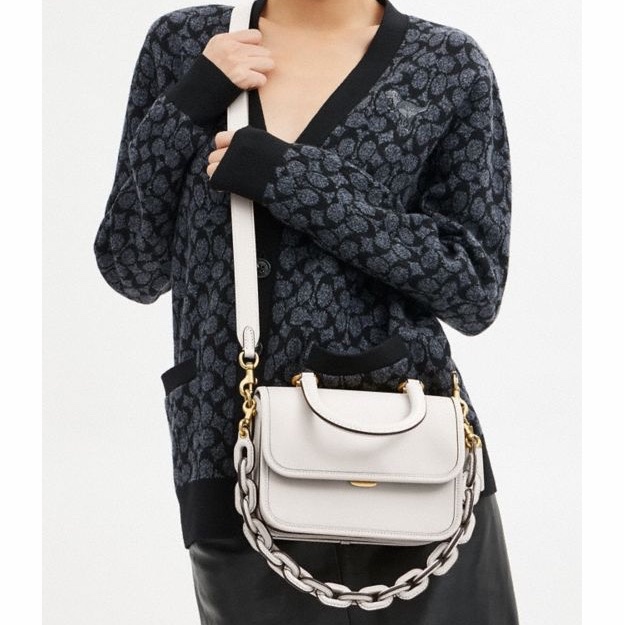 Coach 女士 ROGUE 頂部手柄單肩包均碼碼24.5cm*8.5cm*15.5cm-4