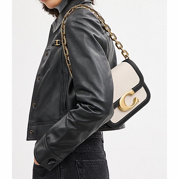 Coach 女士 IDOL 翻蓋單肩包均碼碼21cm*8.5cm*16cm-7