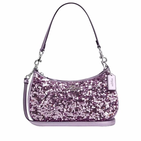 Coach 女士 Teri 24中號拉鍊單肩包均碼碼24.1cm*7.6cm*15.2cm