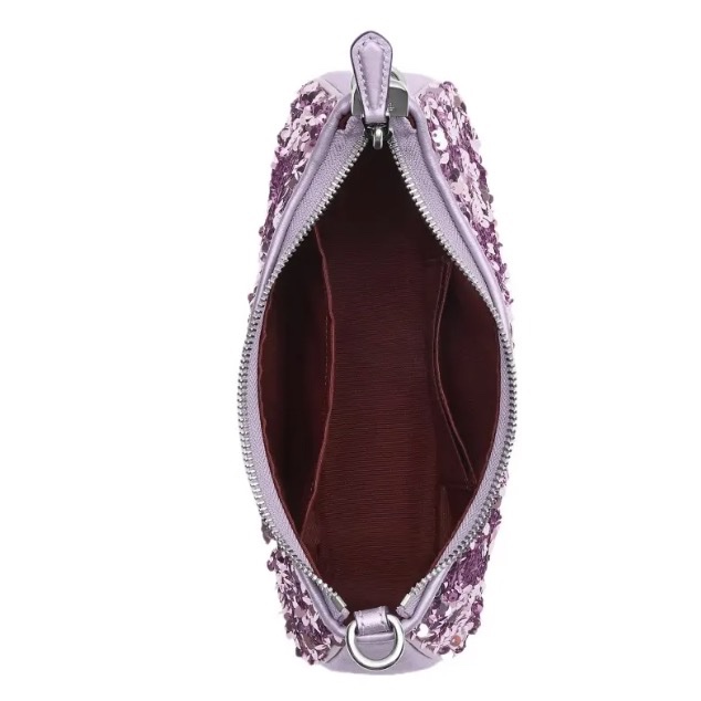 Coach 女士 Teri 24中號拉鍊單肩包均碼碼24.1cm*7.6cm*15.2cm-1