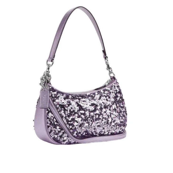 Coach 女士 Teri 24中號拉鍊單肩包均碼碼24.1cm*7.6cm*15.2cm-2