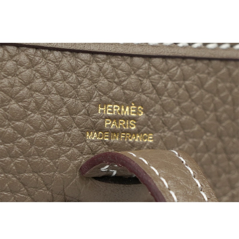 Hermes mini evelyne 大象灰 金16-4
