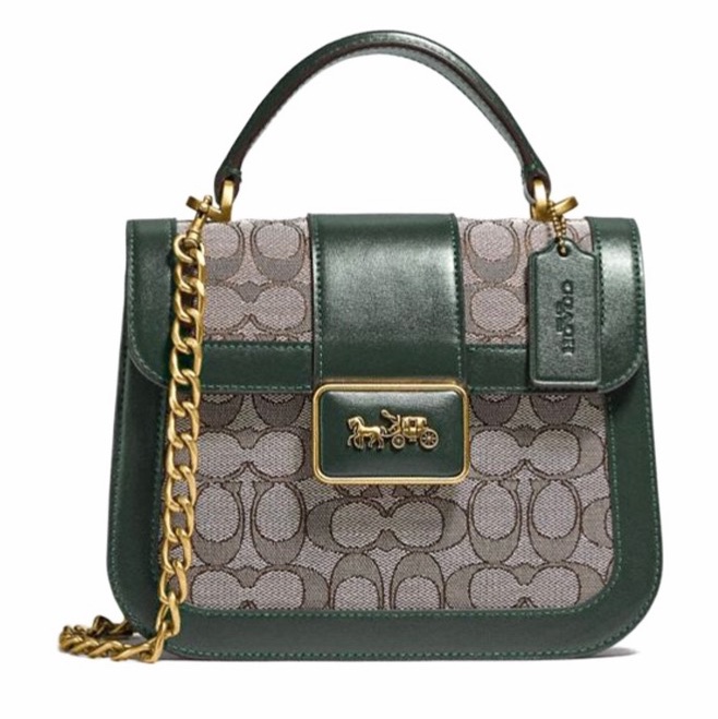 Coach 女士 Alie 小號翻蓋單肩包均碼碼21cm*8cm*17cm-0
