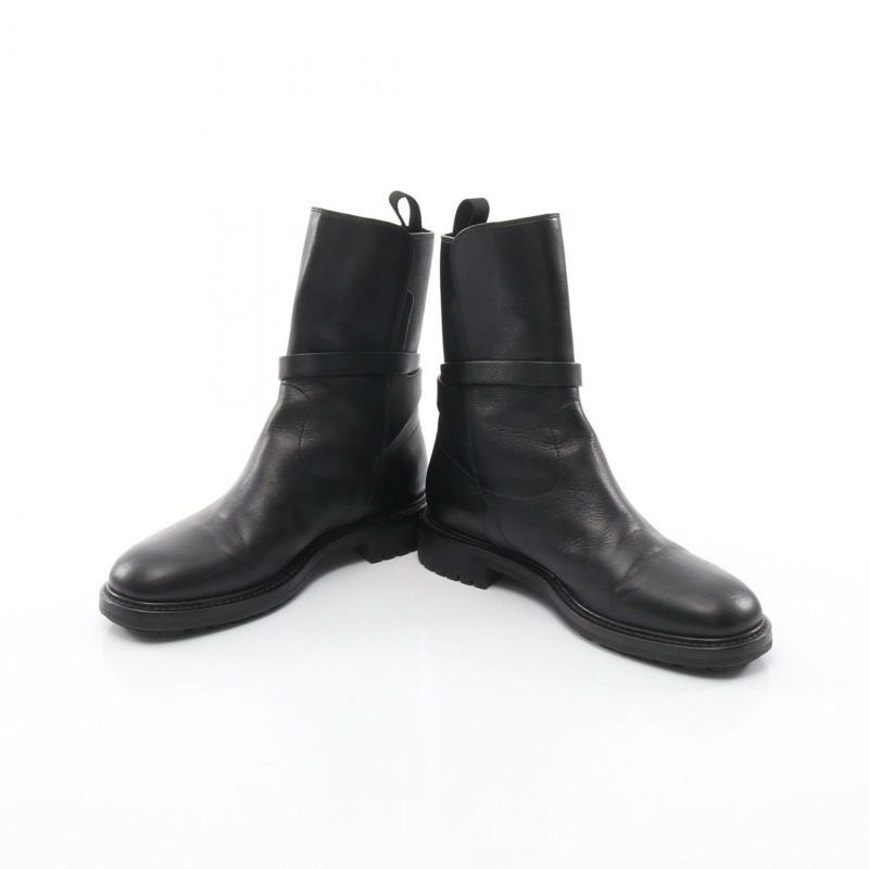 Christian DIOR EMPREINTE 短靴鞋 #36 黑色皮革二手女鞋-2