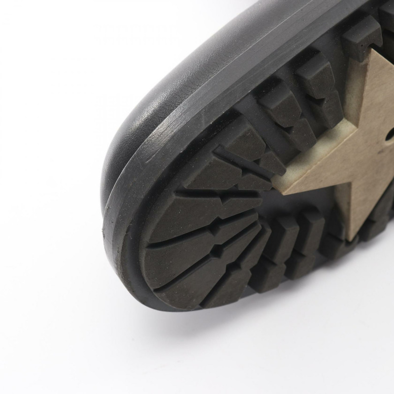 Christian DIOR EMPREINTE 短靴鞋 #36 黑色皮革二手女鞋-10