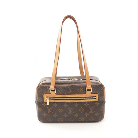 棕色 原花 帆布 Cite MM 肩背包【LOUIS VUITTON LV 路易威登】 M51182