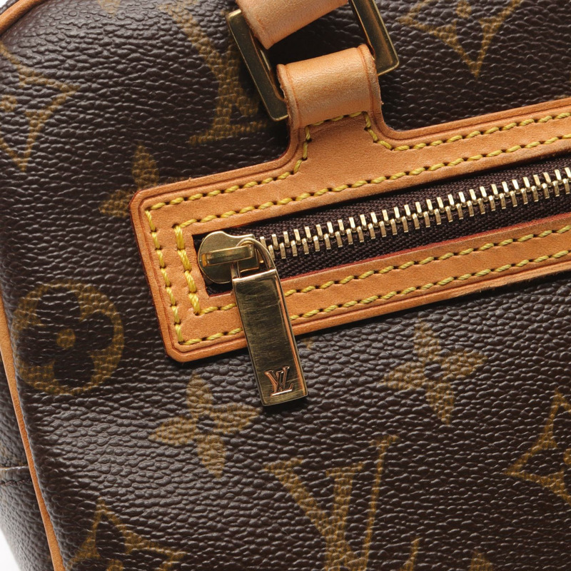 棕色 原花 帆布 Cite MM 肩背包【LOUIS VUITTON LV 路易威登】 M51182-6