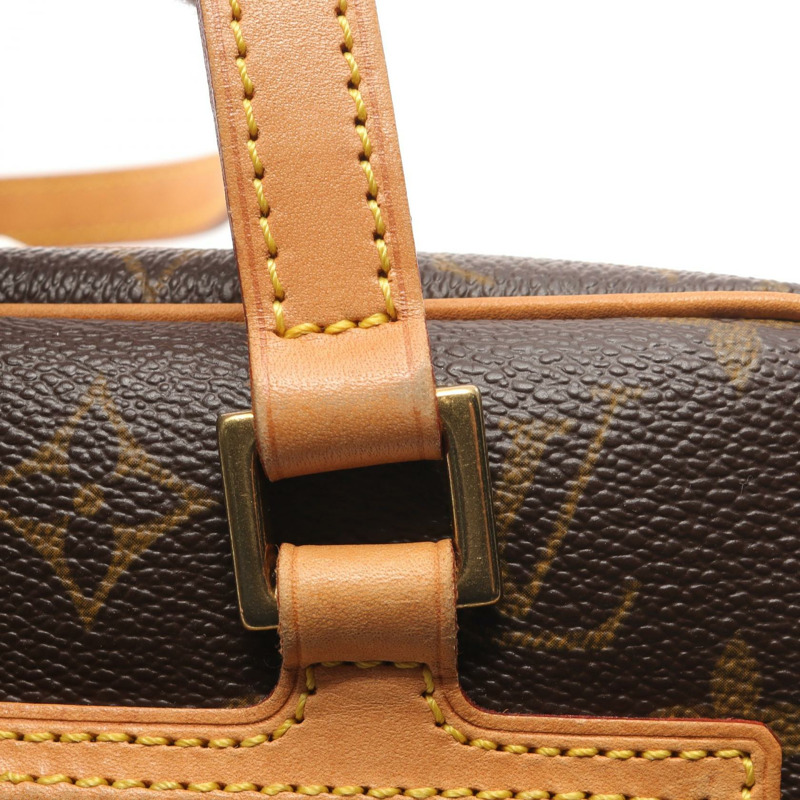 棕色 原花 帆布 Cite MM 肩背包【LOUIS VUITTON LV 路易威登】 M51182-7