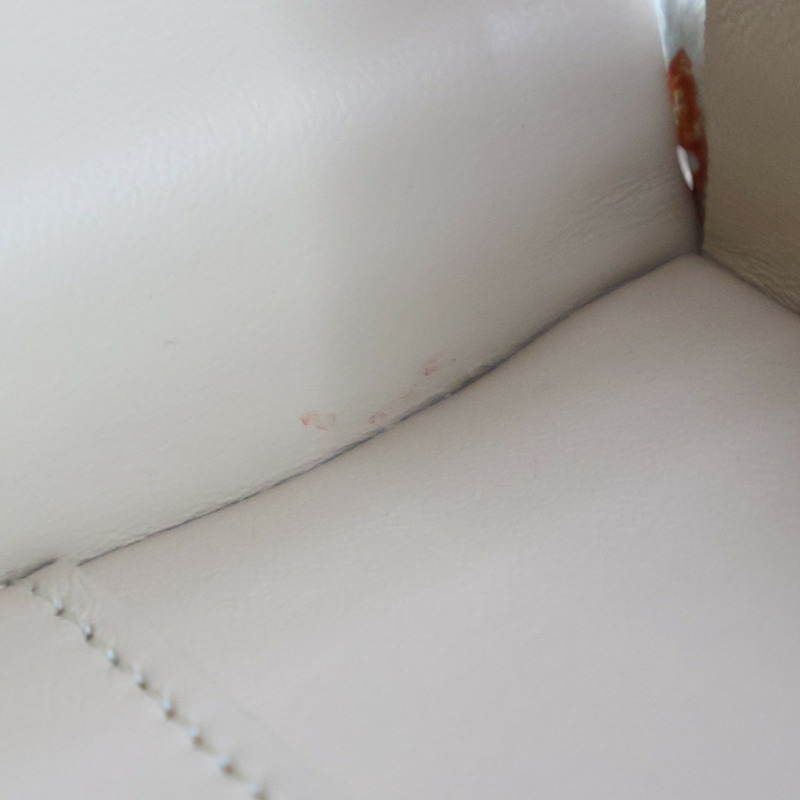 白/橘色 Catogram 帆布 PETITE MALLE 肩背包【LOUIS VUITTON LV 路易威登】 M44461-15