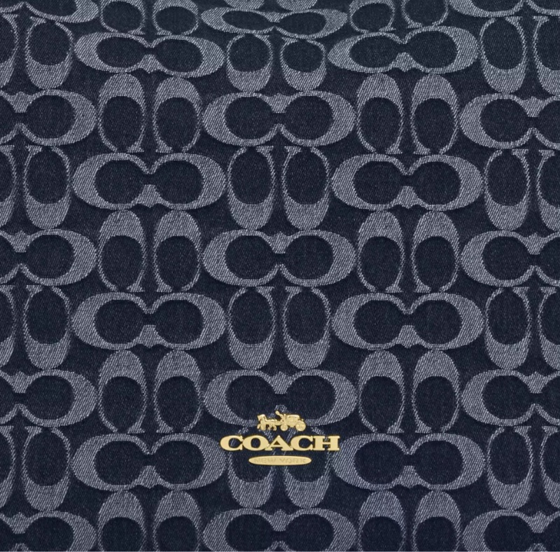 Coach 女士 Laurel 大號標誌性牛仔單肩包均碼碼36cm*12.7cm*30.5cm-3