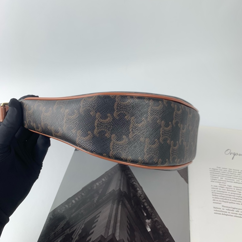 Celine腋下包經典老花配色❤️包況很新👍-3