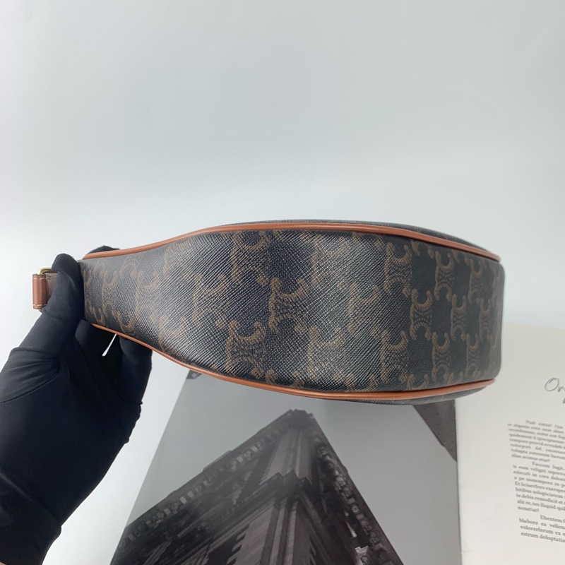 Celine腋下包經典老花配色❤️包況很新👍-6