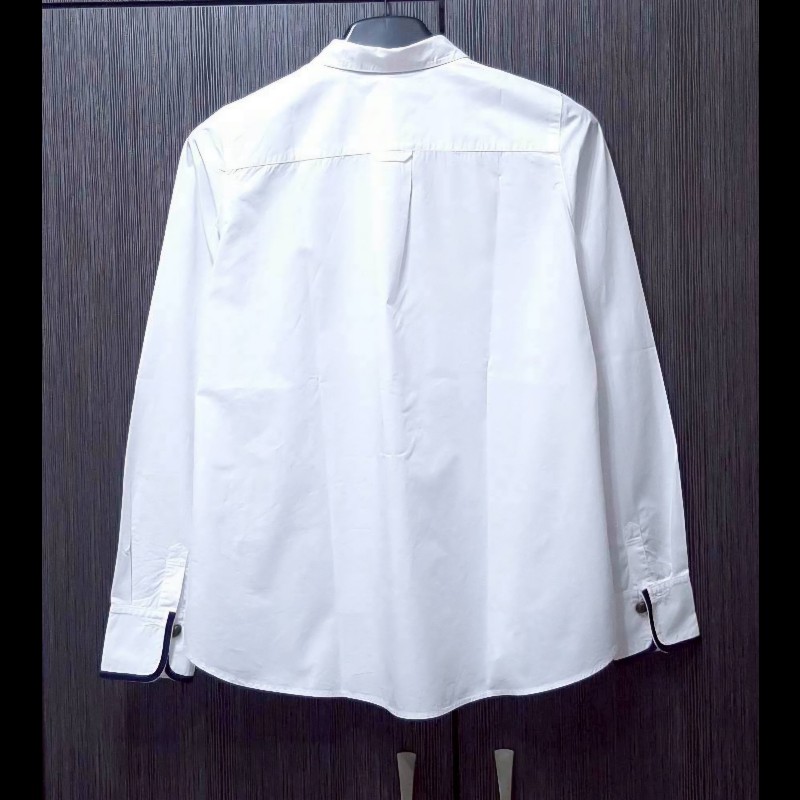 絕版BURBERRY 博柏利 BLUE LABEL 藍標 戰馬 女白色長袖襯衫38號-1