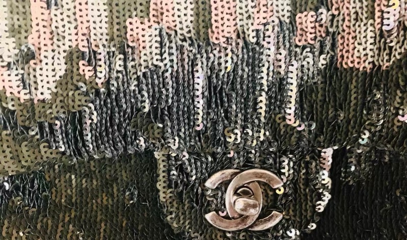 Chanel珠片包,有卡-1