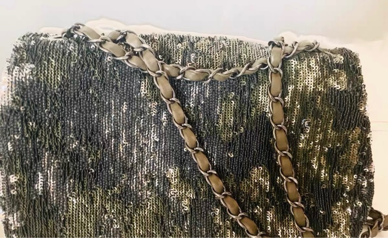 Chanel珠片包,有卡-2