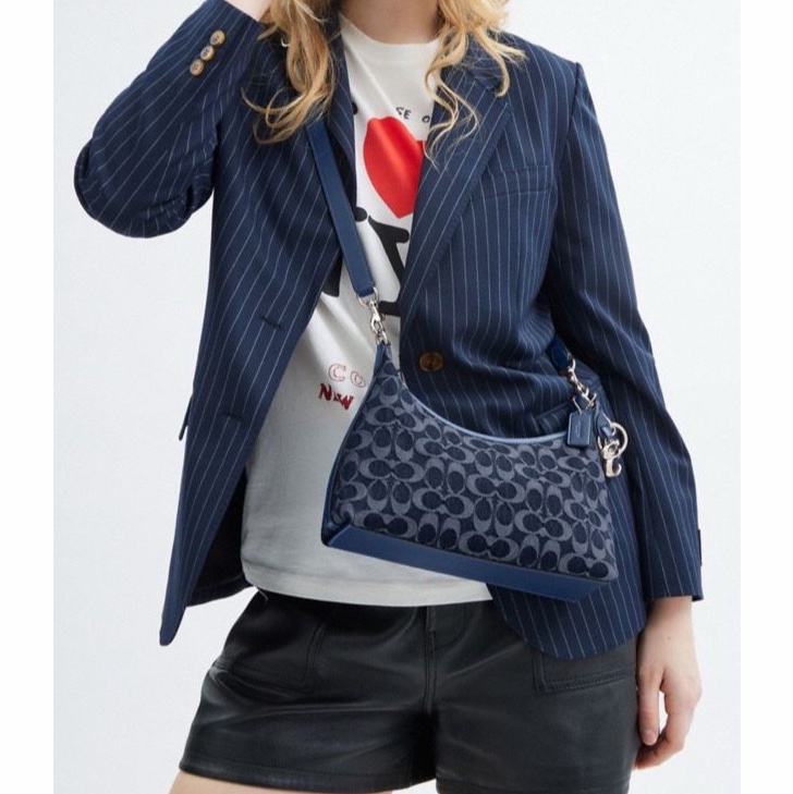 Coach 女士 JULIET 25 經典SIGNATURE單肩手袋均碼碼27.5cm*10.5cm*11.5cm-7