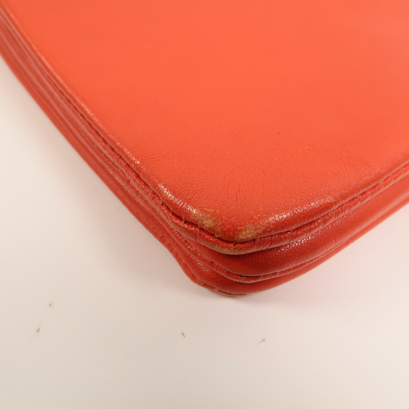 CELINE 羊皮皮革Trio金扣肩背袋-6