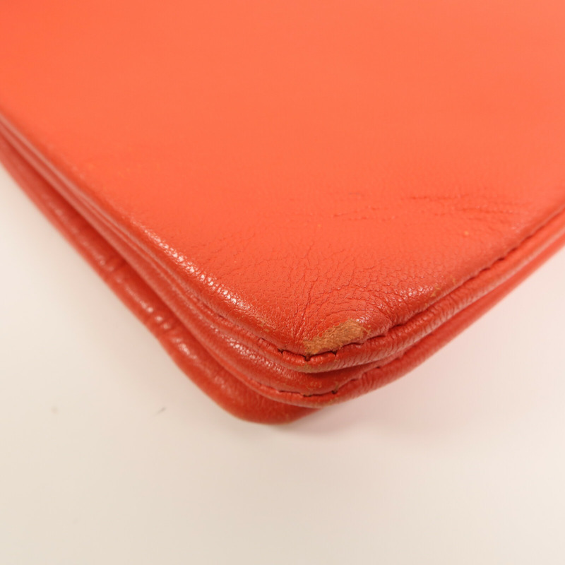 CELINE 羊皮皮革Trio金扣肩背袋-8