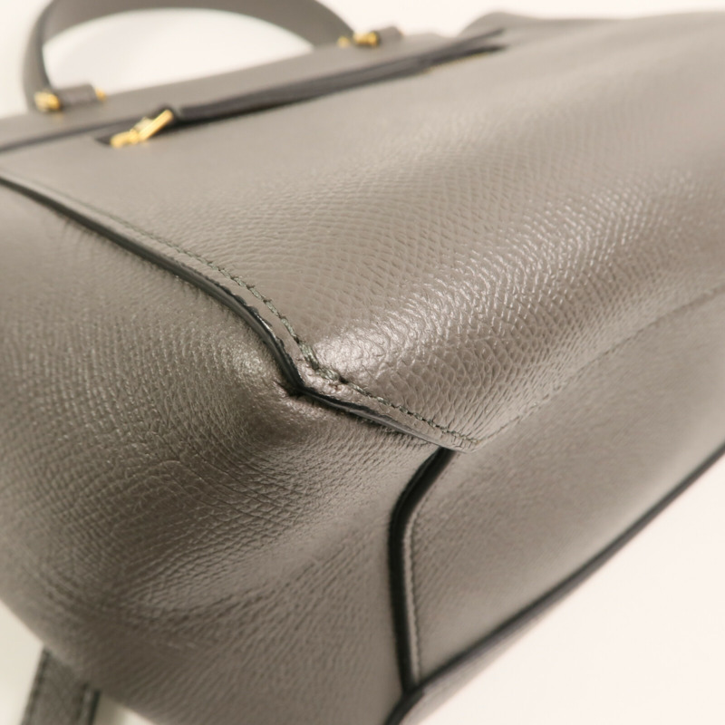 CELINE 牛皮皮革Micro Belt Bag金扣手挽肩背兩用袋-8