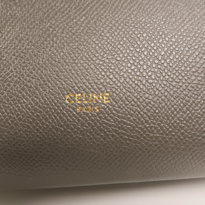 CELINE 牛皮皮革Micro Belt Bag金扣手挽肩背兩用袋-10
