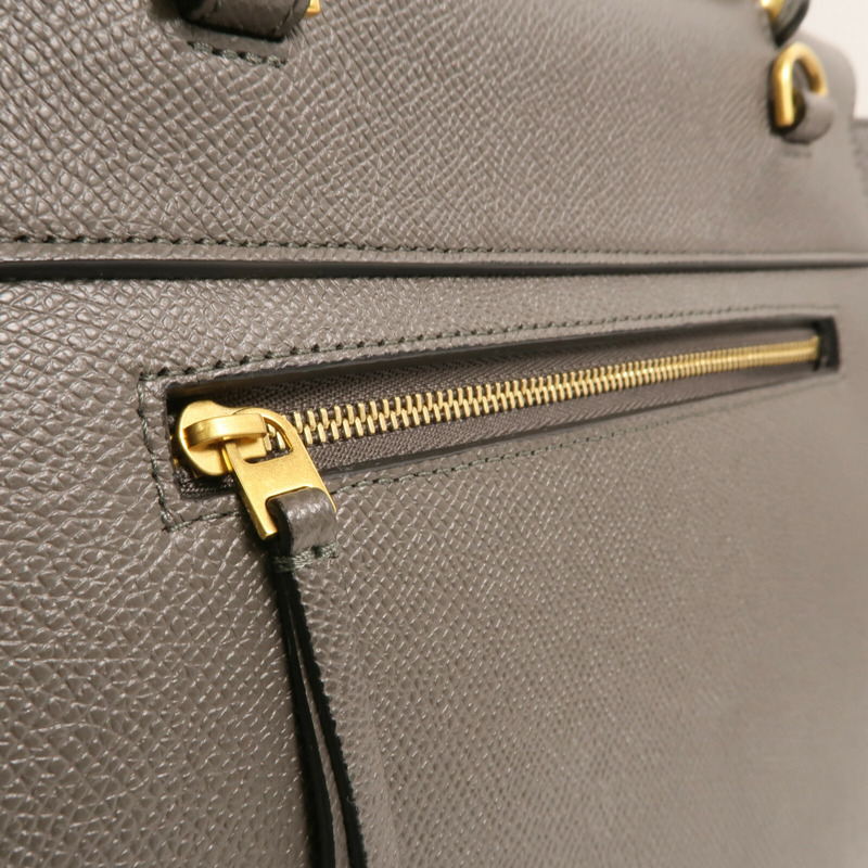 CELINE 牛皮皮革Micro Belt Bag金扣手挽肩背兩用袋-11