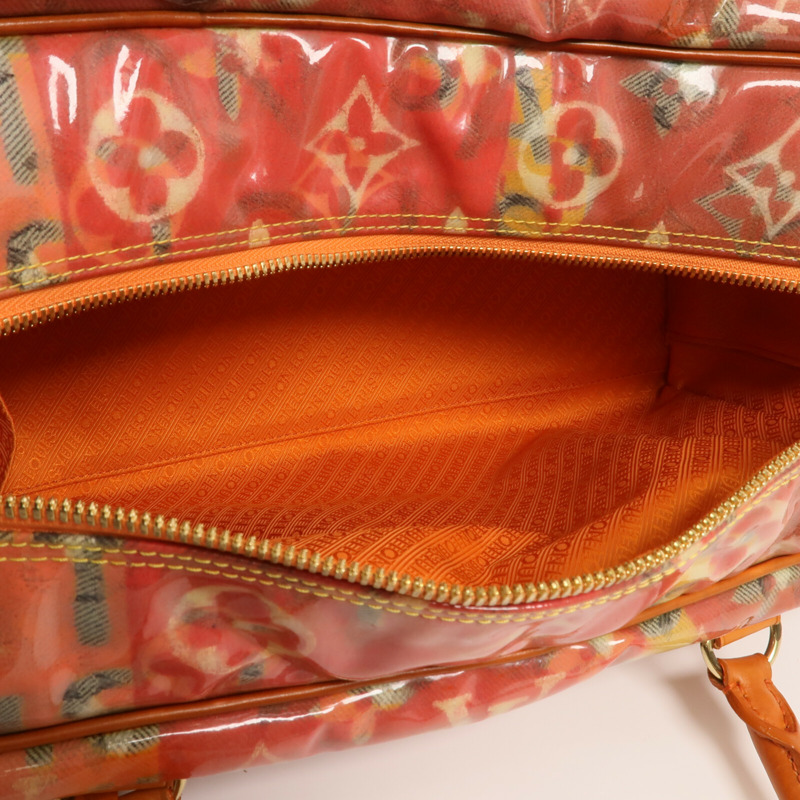 LOUIS VUITTON Monogram Pulp Weekender PM金扣肩背袋-11