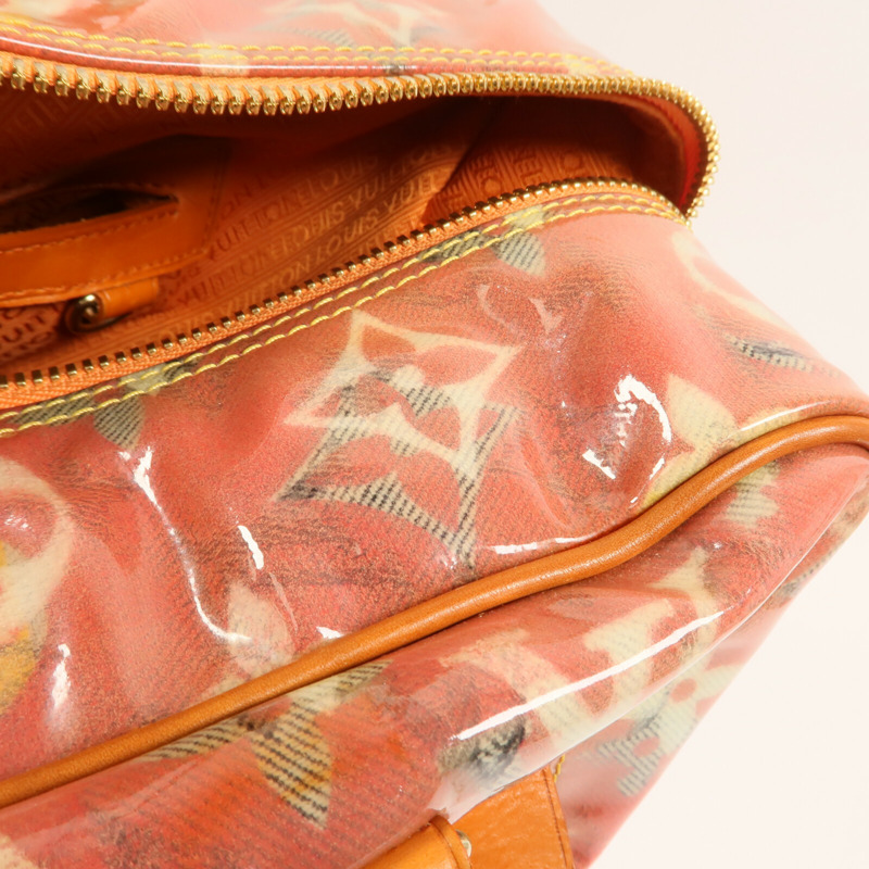 LOUIS VUITTON Monogram Pulp Weekender PM金扣肩背袋-14