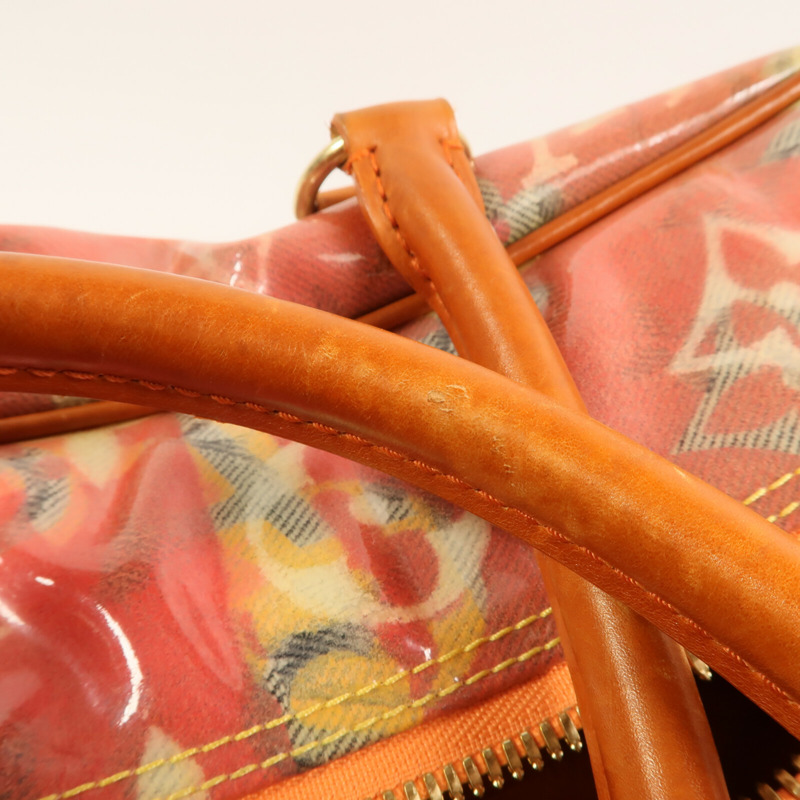 LOUIS VUITTON Monogram Pulp Weekender PM金扣肩背袋-16