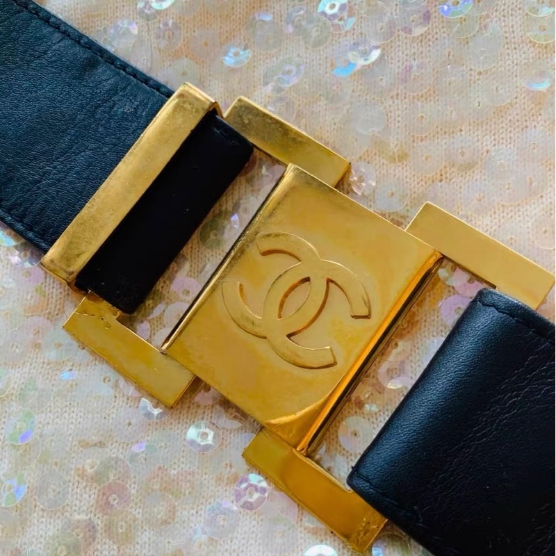 Chanel中古腰帶70釐米可以調節-3