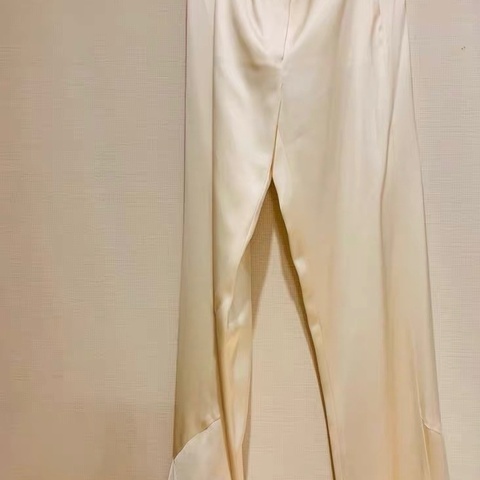 Chanel真絲長褲36碼
