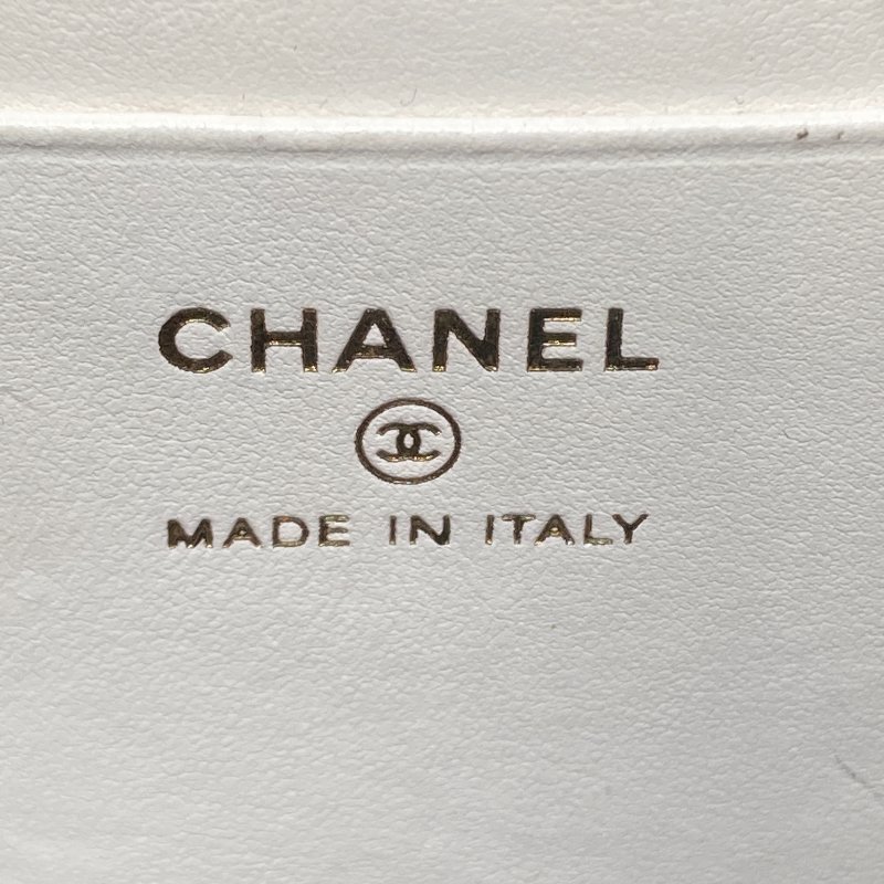 CHANEL 香奈兒  AP3753 24C 荔枝牛皮 後背包 白色 金釦-7