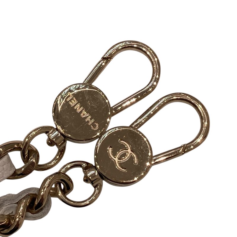 CHANEL 香奈兒  AP3753 24C 荔枝牛皮 後背包 白色 金釦-25