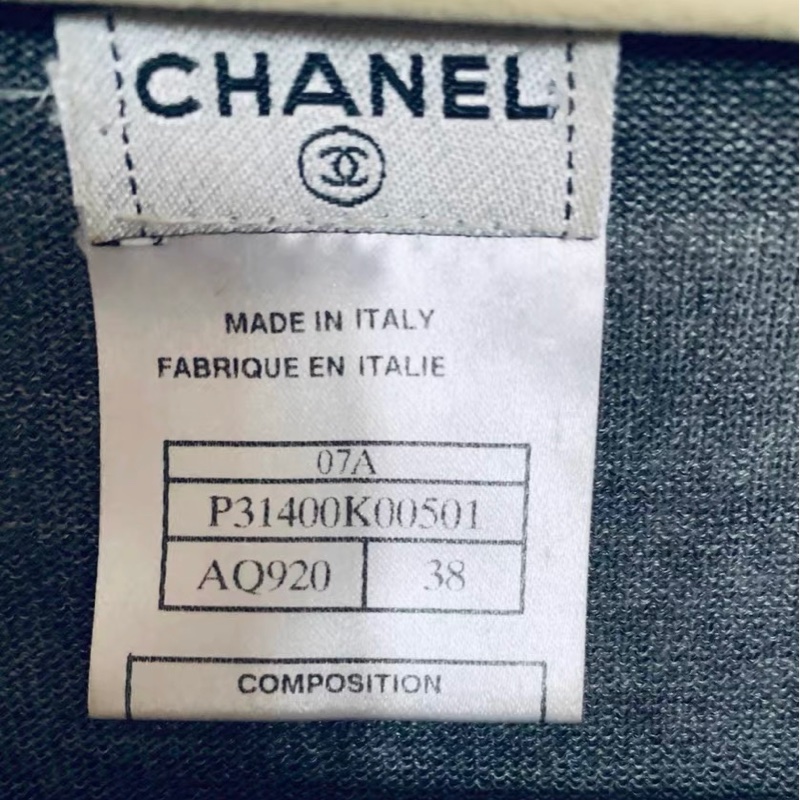 Chanel羊絨短袖38碼-1