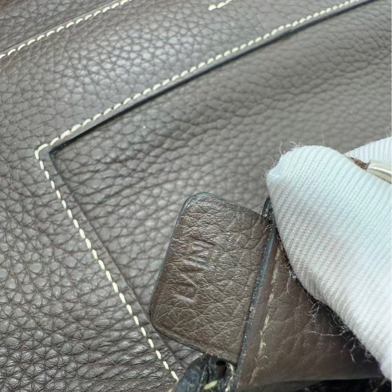 Hermes爱马仕 Good News H系列水桶包巧克力色n刻-8