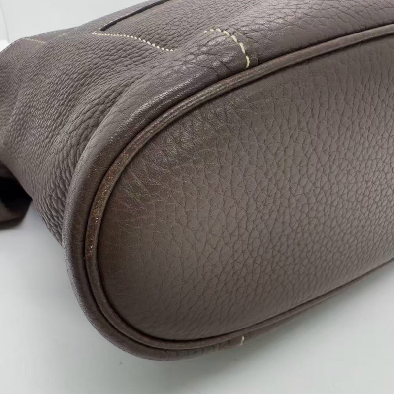 Hermes爱马仕 Good News H系列水桶包巧克力色n刻-10