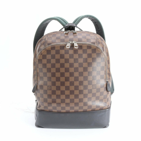 路易威登 Damier Jake 雙肩包 N41558 皮革 兩用雙肩包 單肩包 男士