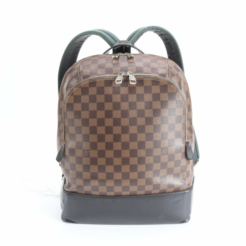 路易威登 Damier Jake 雙肩包 N41558 皮革 兩用雙肩包 單肩包 男士-0